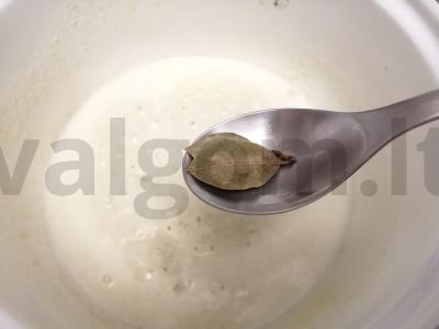 Padažas „A-la Bešamelis“ su garstyčių aliejumi Žingsnis 5