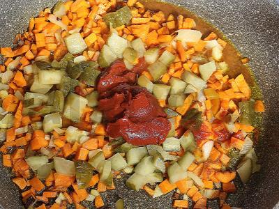 Mėsos soljanka su alyvuogėmis be kauliukų Žingsnis 8