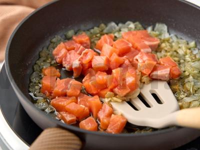 Rizotas su lašiša Žingsnis 2