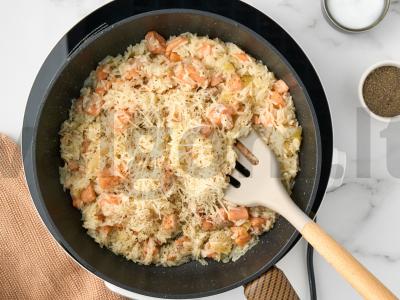 Rizotas su lašiša Žingsnis 5