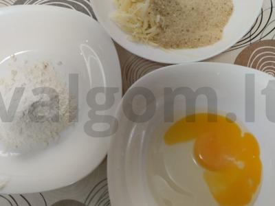 Vištienos krūtinėlė sūrio plutele Žingsnis 4