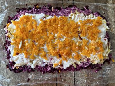 Silkė po šubomis ritinyje Žingsnis 4