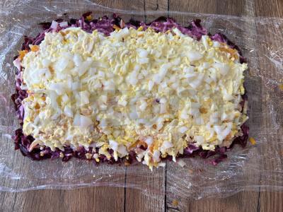 Silkė po šubomis ritinyje Žingsnis 6