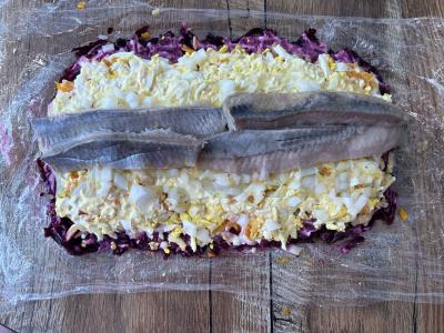 Silkė po šubomis ritinyje Žingsnis 7