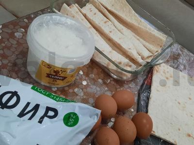 Lavašo pyragas kaip achma Žingsnis 1