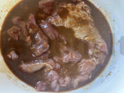 Kalakutienos filė sojų padaže Žingsnis 3