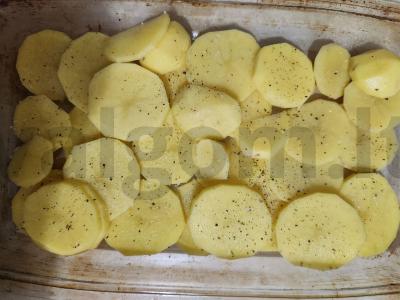 Bulvių apkepas su jautienos faršu ir sūriu Žingsnis 3