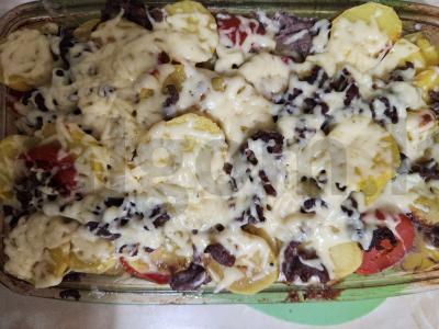 Bulvių apkepas su jautienos faršu ir sūriu Žingsnis 8