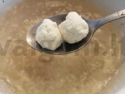 Patingėlių virtinukai su manų kruopomis Žingsnis 5