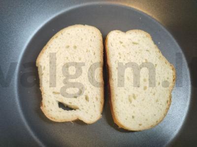 Sumuštiniai su silke ir menkių ikrais Žingsnis 1