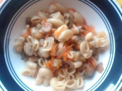 Makaronai su grybais sojų padaže Žingsnis 5