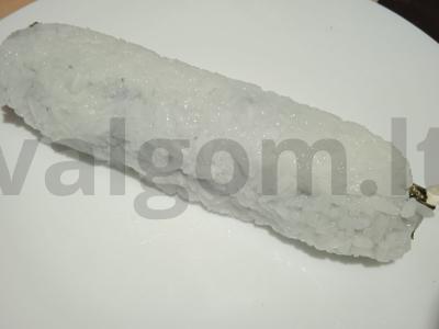 Rolas su silpnai sūdyta upėtakiu ir tobiko ikrais Žingsnis 6