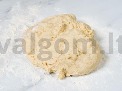 Japonų pieno tostų duona Žingsnis 4