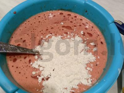 Kepenų ritinys su morkomis Žingsnis 7