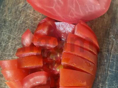 Salotas „Mikadze“ su kukurūzais Žingsnis 1