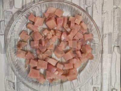 Švelni vištienos apkepas su meksikietiška mišraine Žingsnis 1