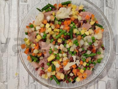 Švelni vištienos apkepas su meksikietiška mišraine Žingsnis 2