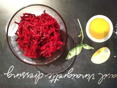 Korejiška burokėlių salotos Žingsnis 3