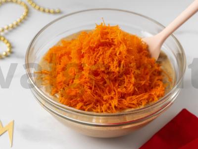 Morkų keksiukai su grietinėlės glaistu Žingsnis 5