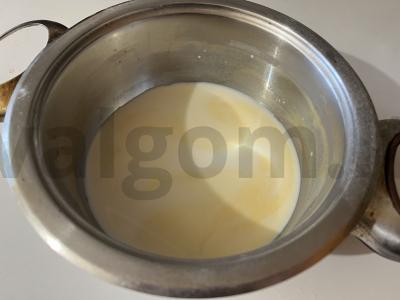 Kava „Latte“ su moliūgu Žingsnis 2