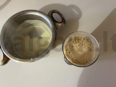 Kava „Latte“ su moliūgu Žingsnis 7