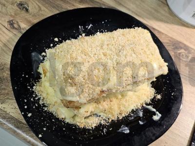 Namų tortas „Napoleonas“ su kremu Žingsnis 8