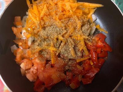 Daržovių tostai vegetariams Žingsnis 5