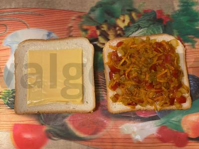 Daržovių tostai vegetariams Žingsnis 7