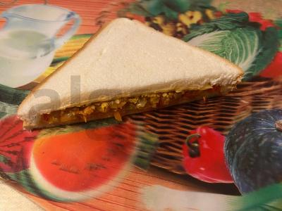 Daržovių tostai vegetariams pagrindine nuotrauka