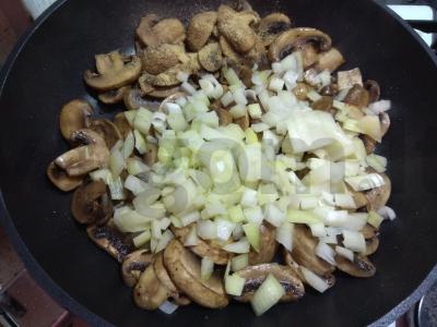 Prancūziškas grybų sriuba-pyragas Žingsnis 4