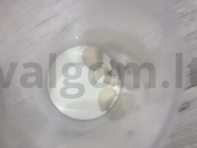 Mini šampinjonai „Borelli“ padaže Žingsnis 2