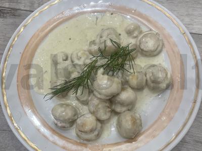 Mini šampinjonai „Borelli“ padaže pagrindine nuotrauka