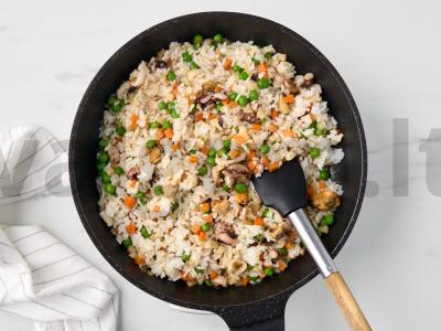 Keptas ryžiai su jūros gėrybėmis Žingsnis 7