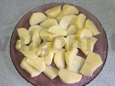 Keptas kvapnus bulvės su paprika ir džiovintu krapu Žingsnis 2