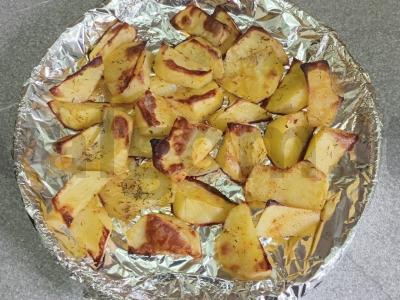 Keptas kvapnus bulvės su paprika ir džiovintu krapu Žingsnis 5