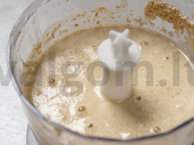 Bananų blynai su avižiniais dribsniais Žingsnis 4