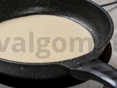 Bananų blynai su avižiniais dribsniais Žingsnis 6