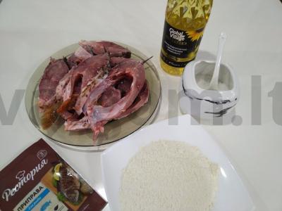 Keptas upinis karpis Žingsnis 1