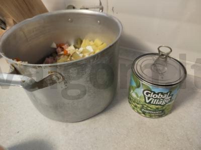 Olivje salotos su žirneliais Žingsnis 6