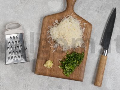 Sūrio duona orkaitėje Žingsnis 2