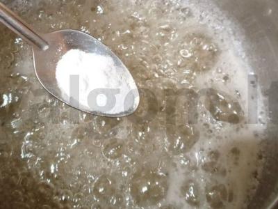 Desertas „Bala bayana“ su kokosų drožlėmis ir kondensuotu pienu Žingsnis 13