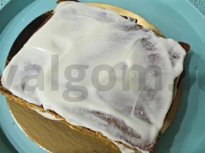 Namų švelnus „Napoleonas“ su grietinės kremu Žingsnis 11