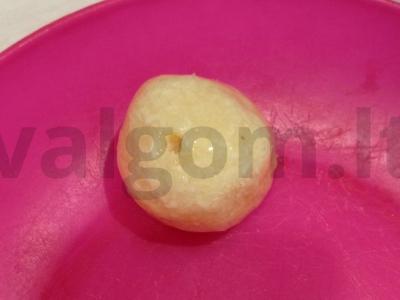 Desertas „Bala bayana“ su kokosų drožlėmis ir kondensuotu pienu Žingsnis 15