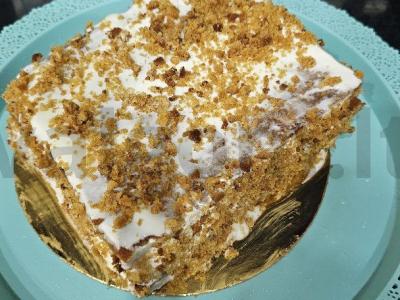 Namų švelnus „Napoleonas“ su grietinės kremu Žingsnis 13