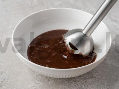 Baltyminiai šokoladiniai saldainiai Žingsnis 2