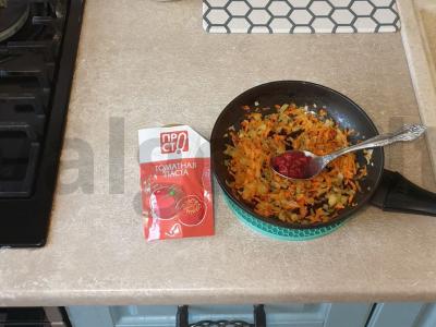 Borsčas vištienos sultinyje be burokėlių Žingsnis 5