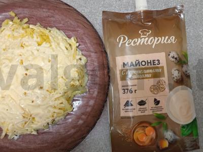 Silkė po šubomis su kiaušiniu, obuoliu ir barbaru Žingsnis 2