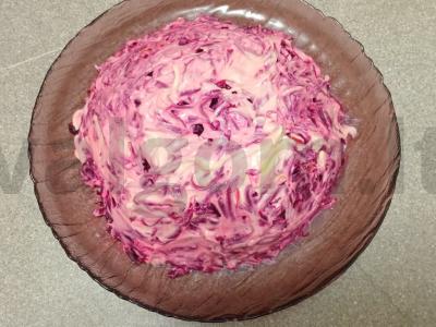 Silkė po šubomis su kiaušiniu, obuoliu ir barbaru Žingsnis 8