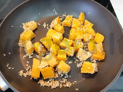 Kepta moliūgų su terijaki padažu ir sezamu Žingsnis 3