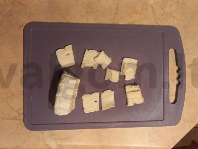 Salotos su figomis, brie sūriu ir bekonu Žingsnis 3